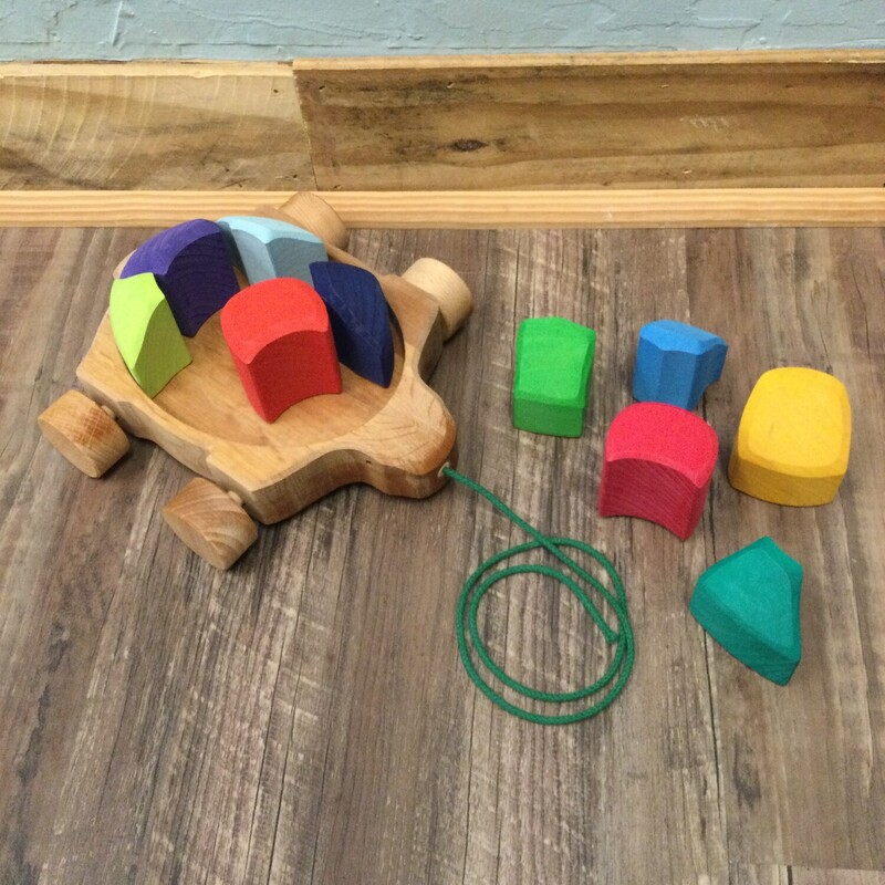 Grimms Wood Color Turtle, Rainbow, Size: Wooden

*Retails for $100 New*