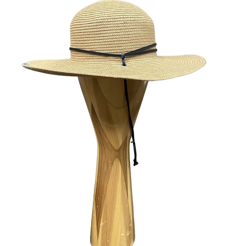 Straw Lther Strap Hat