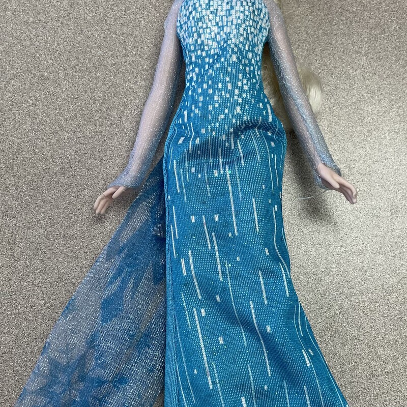 Elsa Doll, Blue, Size: 11 Inch
