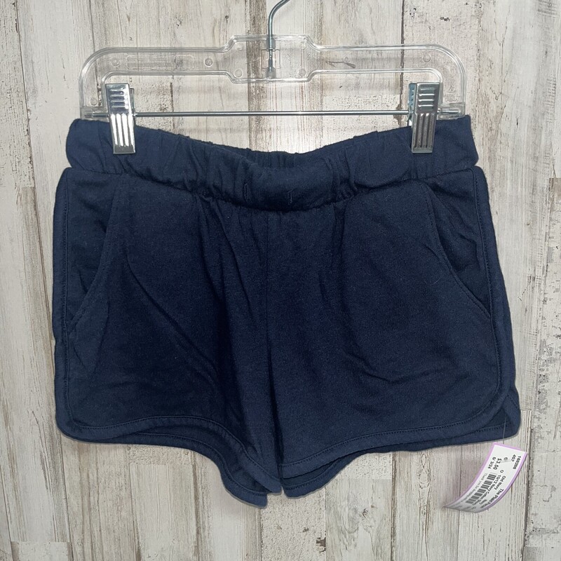 10/12 Navy Cotton Shorts, Navy, Size: Girl 10 Up