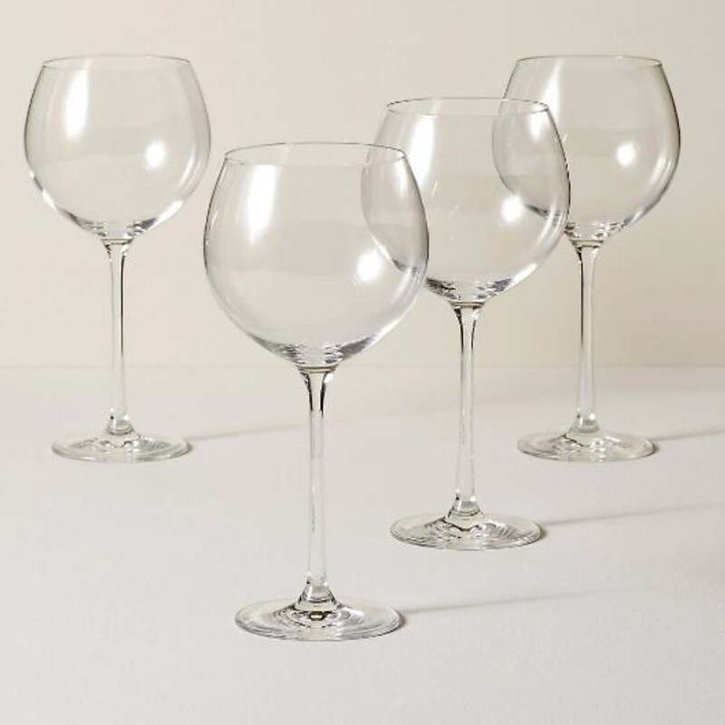 Set of 4 Lenox Balloon Wine Glasses
Clear
Size: 4.5x9.5H