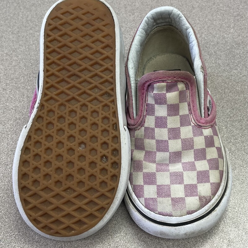 Vans Slip On Sneaker, Blk/whit, Size: 6T