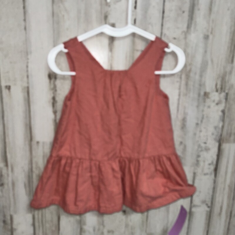 18M Mauve Dotted Tank, Pink, Size: Girl 18-24