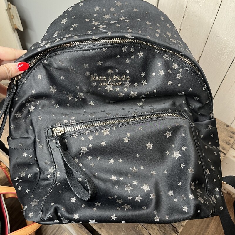 Backpack Kate Spade, Blk/star, Size: None<br />
L: 9.5 in W: 5.25 in H; 13 in