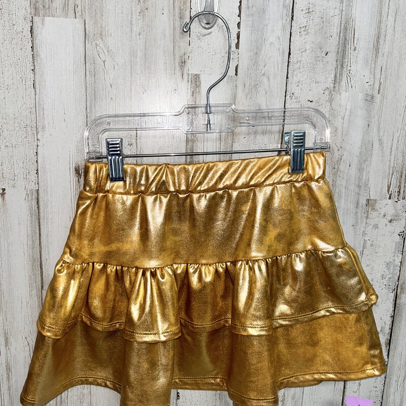 10 Gold Ruffle Skirt