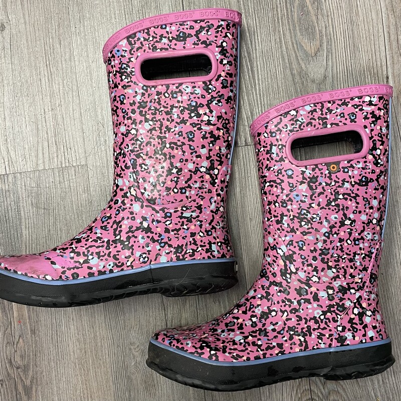 Bogs Rain Boots, Multi, Size: 3Y