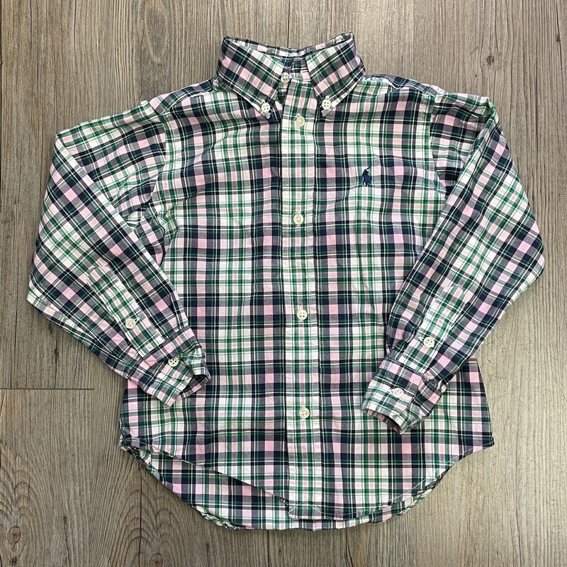 Ralph Lauren Shirt, Multi, Size: 3Y
