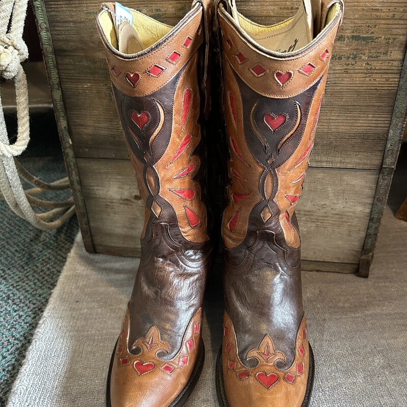 Allens Western Boot, Brown, Size: 8 Excellent condition. Worn only a handful of times