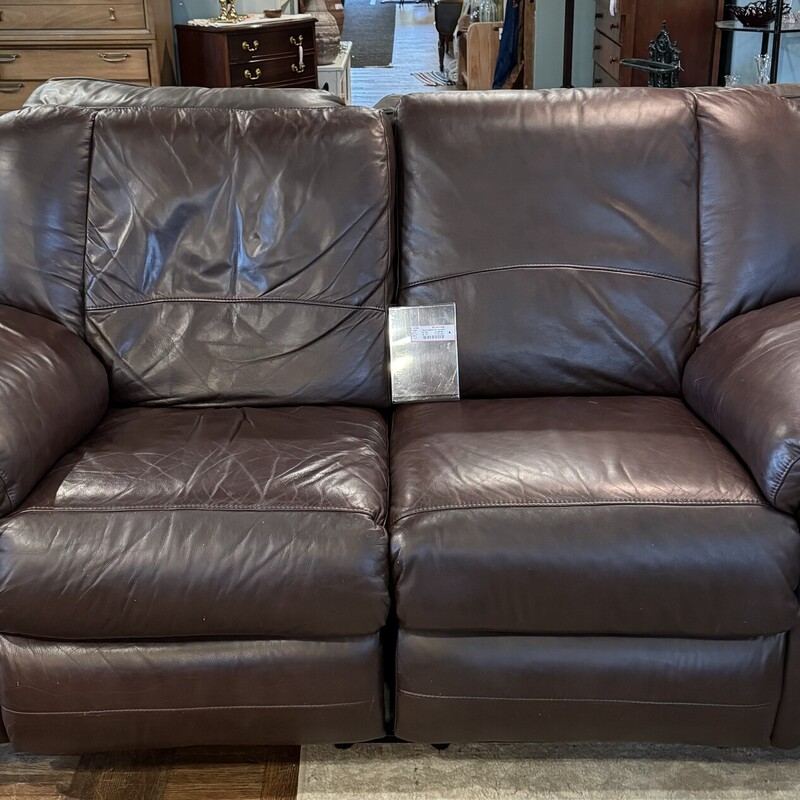 Faux Leather Dbl Recliner