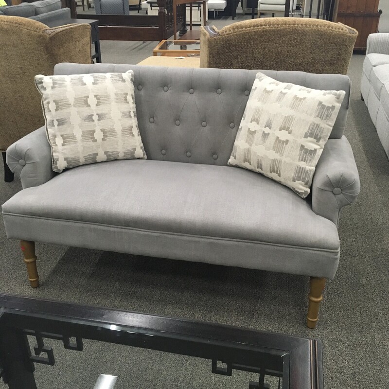 Grey Upholstered Sette
