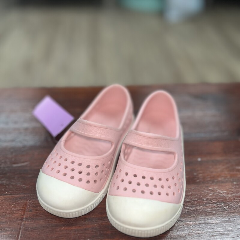 8 Lt Pink Rubber Shoes