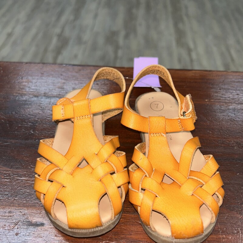 7 Tan Braided Sandals