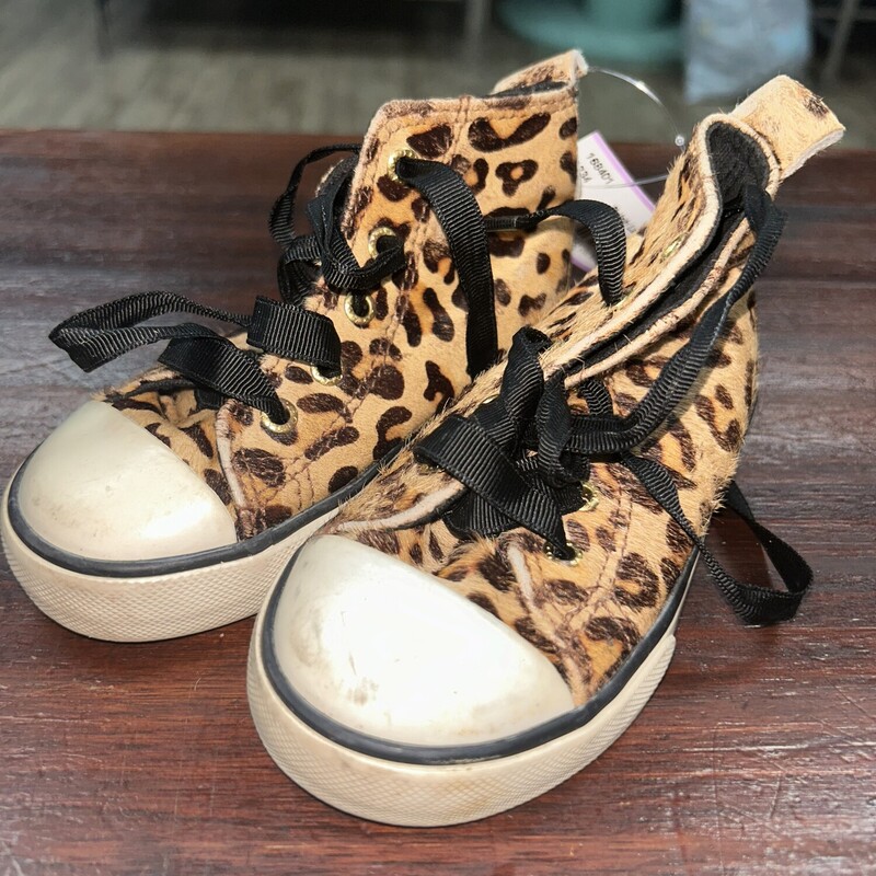 6 Cheetah Sneakers, Tan, Size: Shoes 6