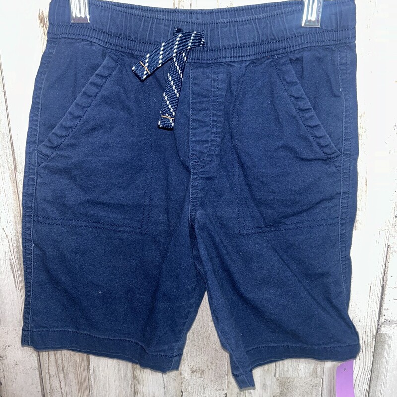 7 Navy Drawstring Shorts, Navy, Size: Boy 5-8