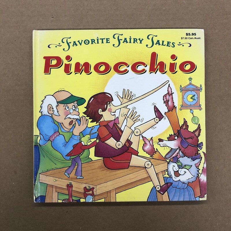 Pinocchio, Size: Cover, Item: Hard