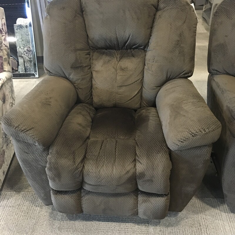 Brown Fabric Recliner