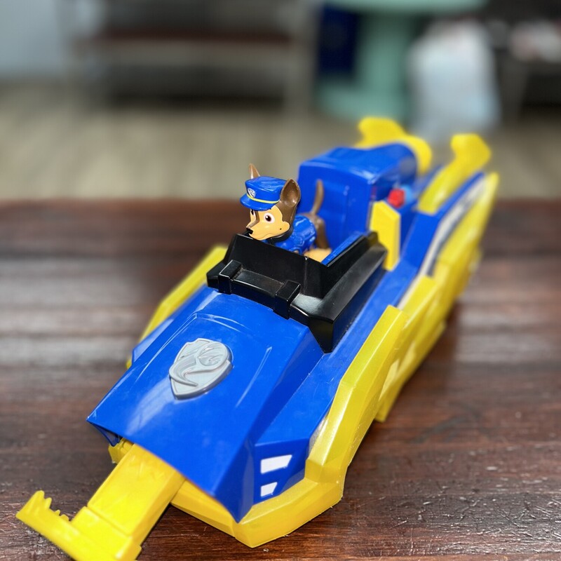 Blue/Yellow Chase Car