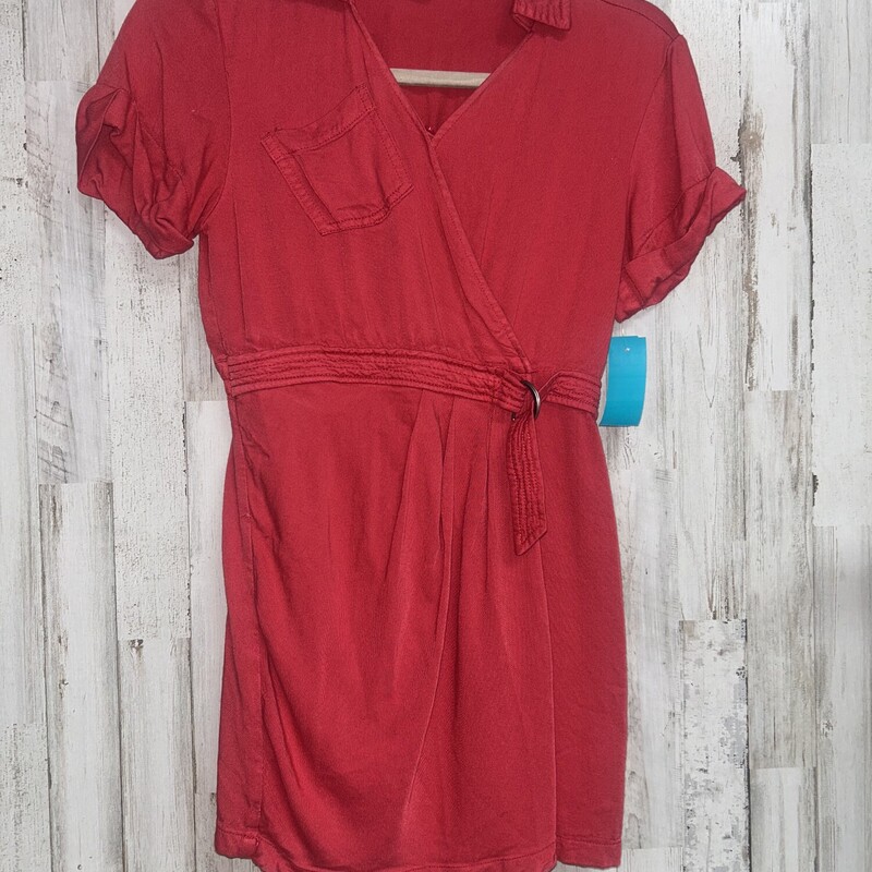 12 Red Wrap Belt Dress, Red, Size: Ladies L