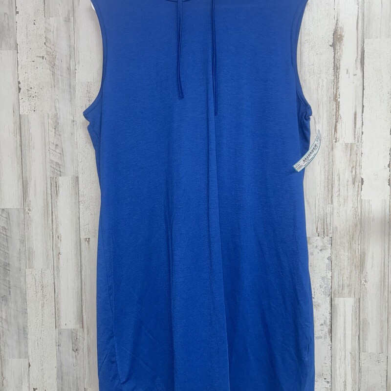 XL Drk Blue Hooded Dress