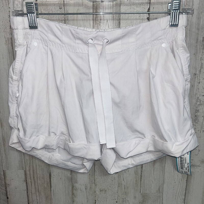 4 White Cuff Shorts