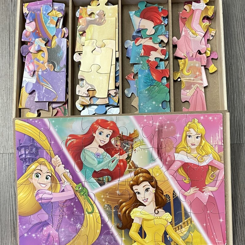 Princess Wooden Puzzles, Multi, Size: 7 Sets
Complete