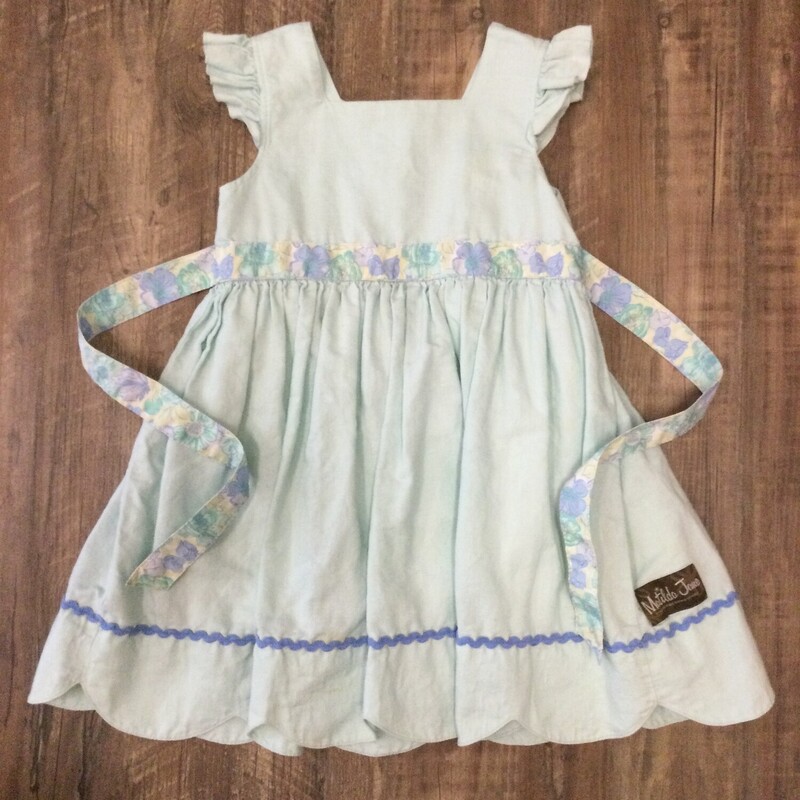 Matilda Jane Linen Dress, Babyblue, Size: 6T/6x