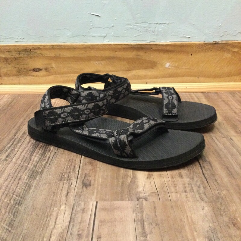 Teva Sandals - Adult, Black, Size: Shoes 9