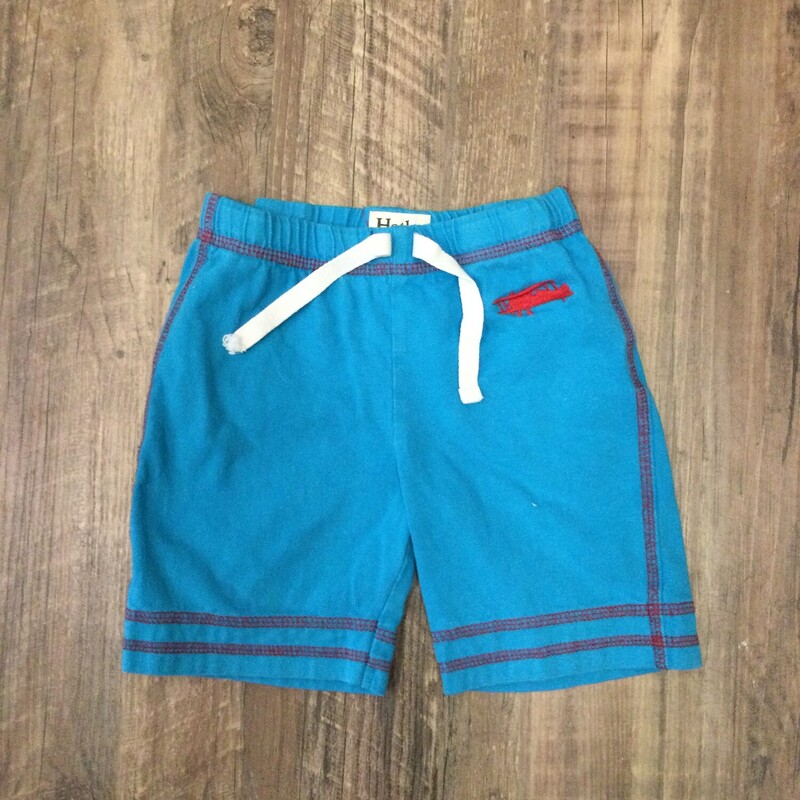 Hatley Airplane Shorts, Blue, Size: 2 Toddler