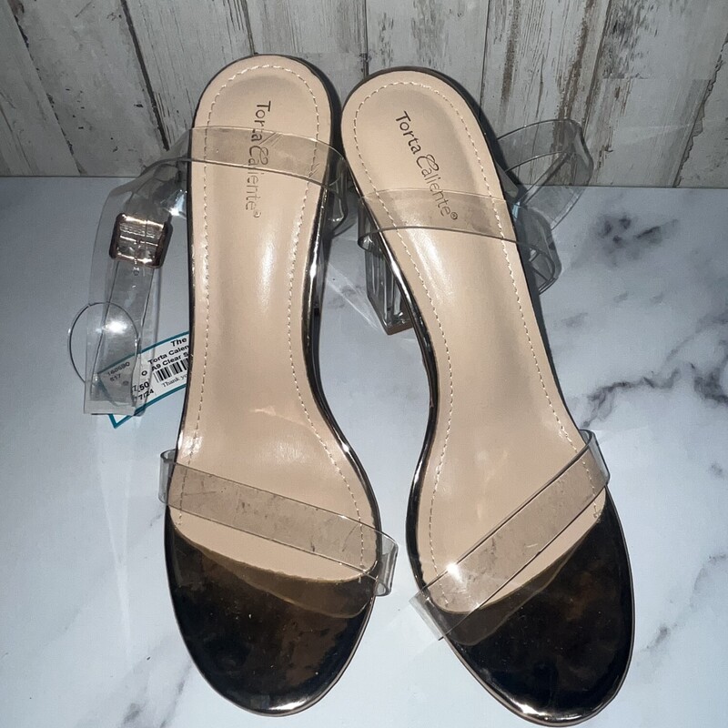 A9 Clear Strap Heels