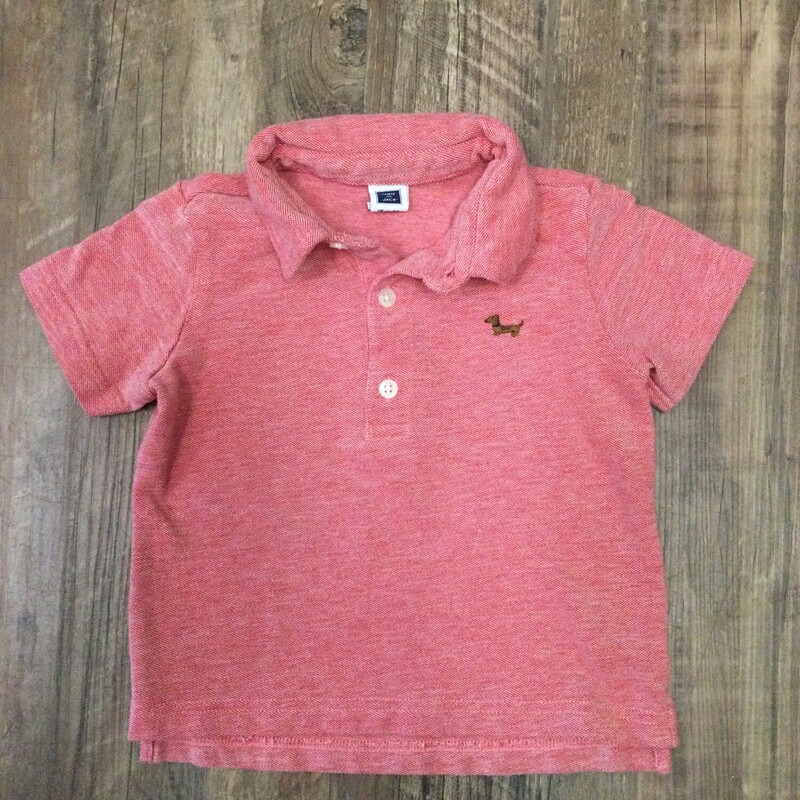 Janie And Jack Polo Shirt, Red, Size: Baby 18-24