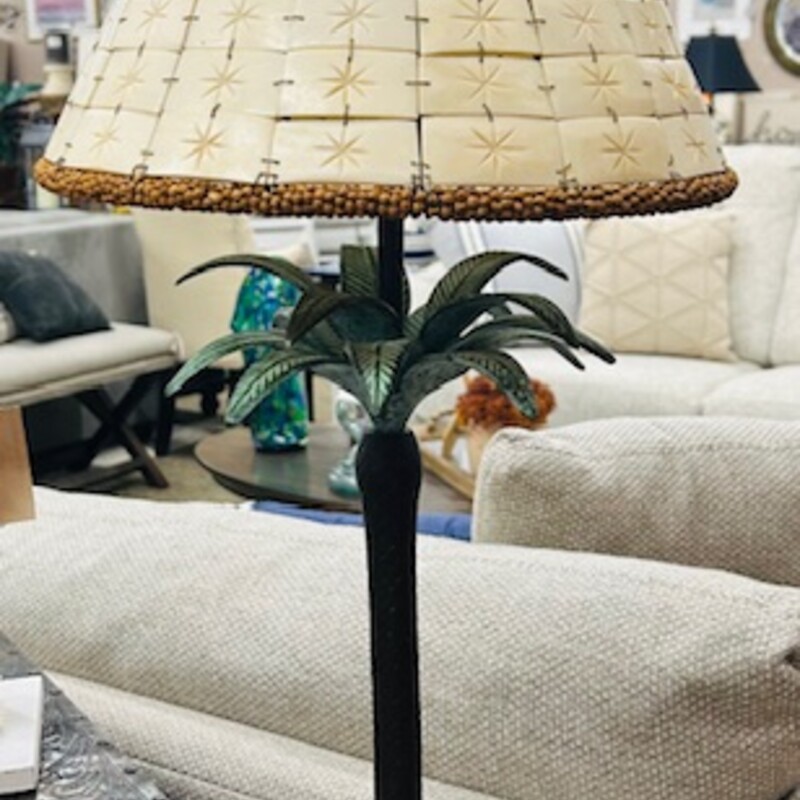 Palm Tree Lamp Bombay Co. Lamp
Brown Green Cream
Size: 12 x 29H