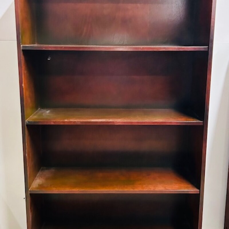 Wood 4 Shelf Bookcase
Brown Size: 36 x 12 x 63H
Coodinating smaller bookcase sold separately