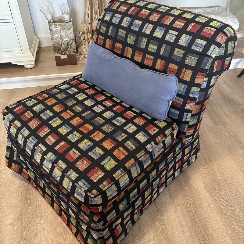 Slipper Cover Chair
Multi
Size: 29 W X 38 D X32 H In