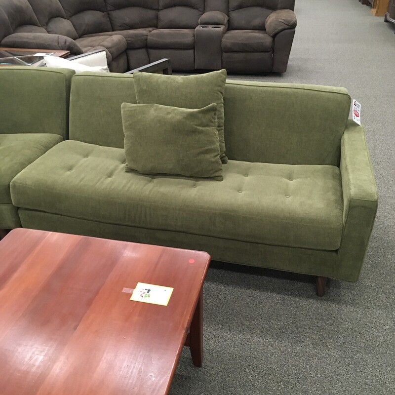 3pc Olive Green Sectional