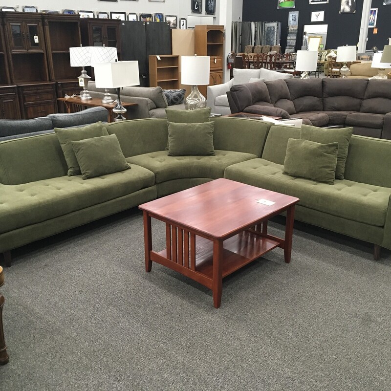 3pc Olive Grn Sectional