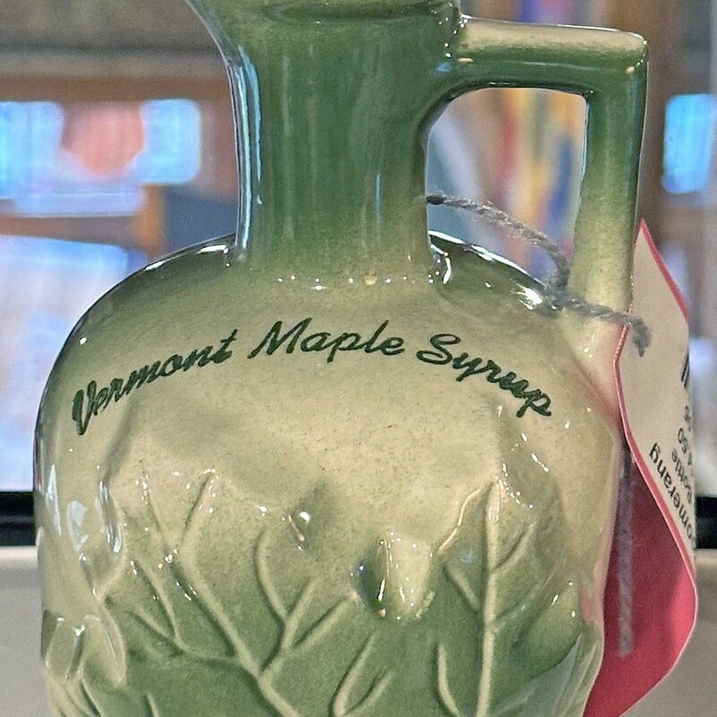 Pottery T Maple Syrup Bottle with Cork
6.5 In Tall.
