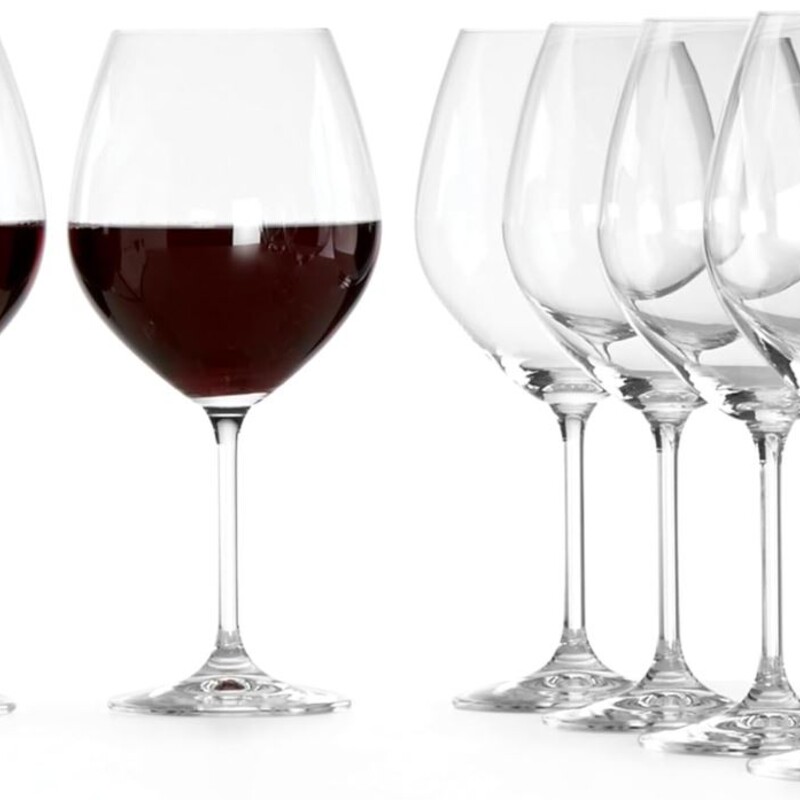 Set of 6 Lenox Tuscany Classic Red Wine Glasses
Clear Size: 4.5 x 9.5H
Original box included