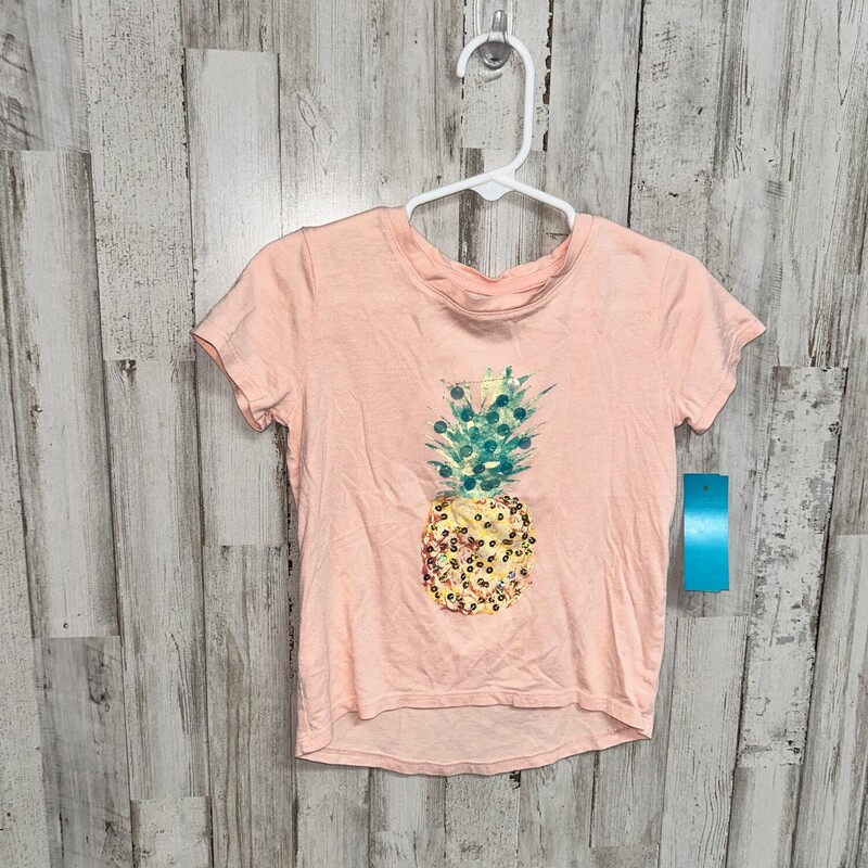 4/5 Pink Pineapple Tee, Pink, Size: Girl 4T