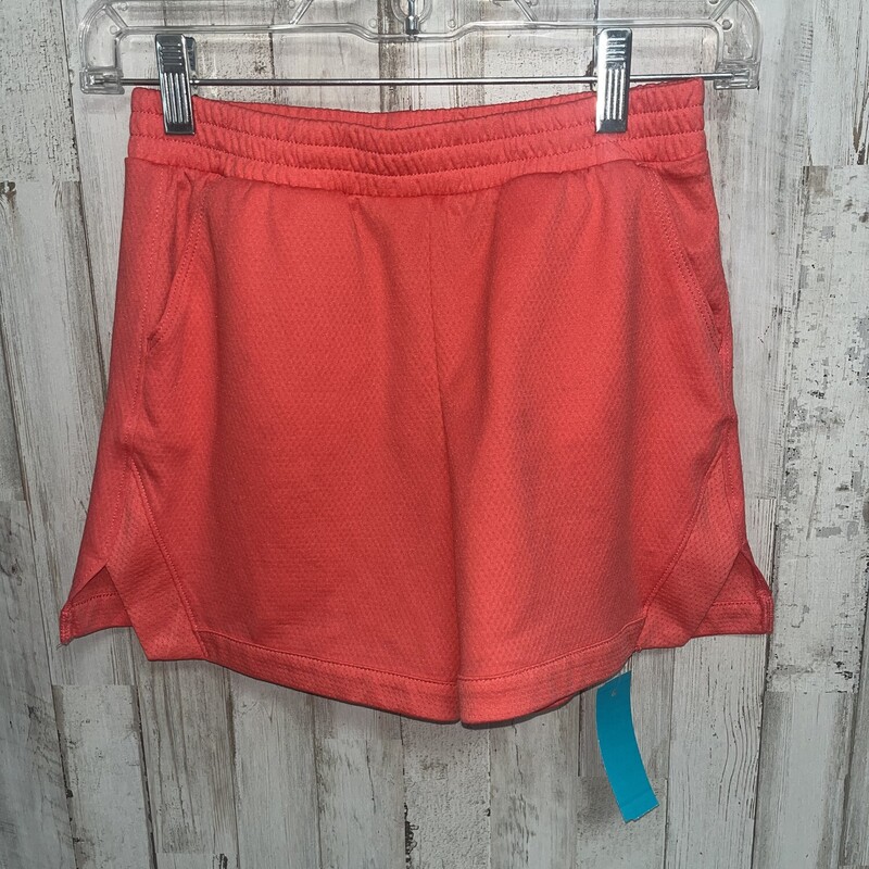 10/12 Coral Gym Shorts, Coral, Size: Girl 10 Up