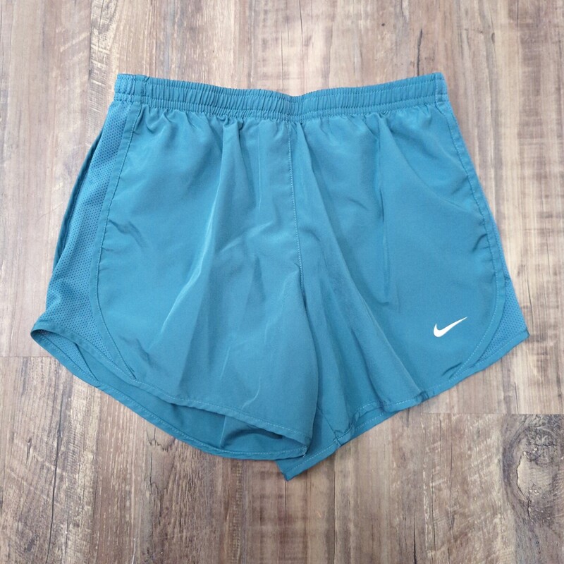 Nike Running Short - Teal, Teal, Size: Youth L