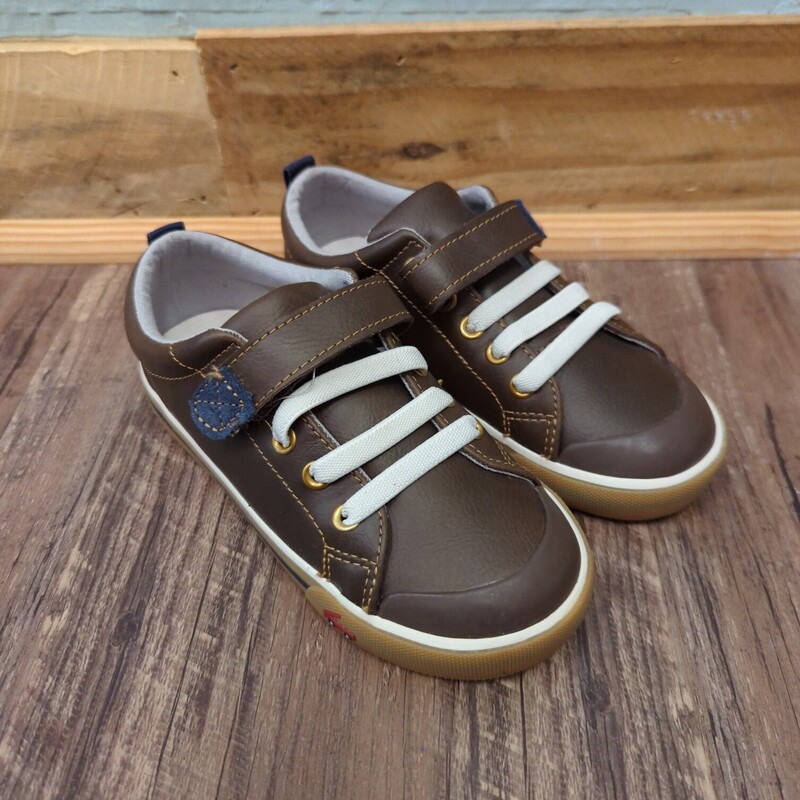SeeKaiRun Velcro Casual, Brown, Size: Shoes 13