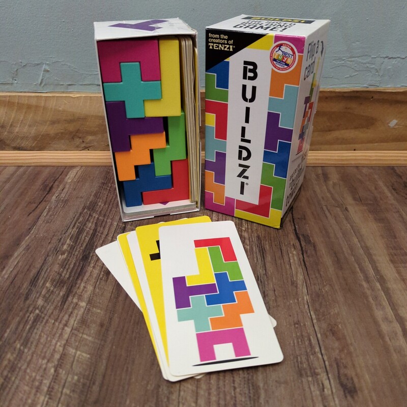 Buildzi Block Game, White, Size: BoardGame
