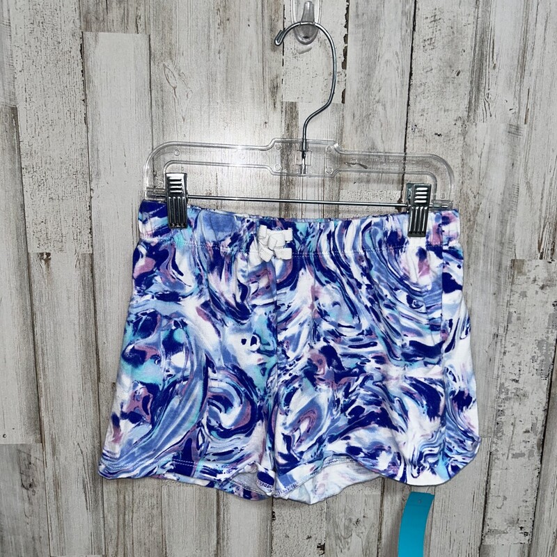 10/12 Blue Swirl Shorts, Blue, Size: Girl 10 Up