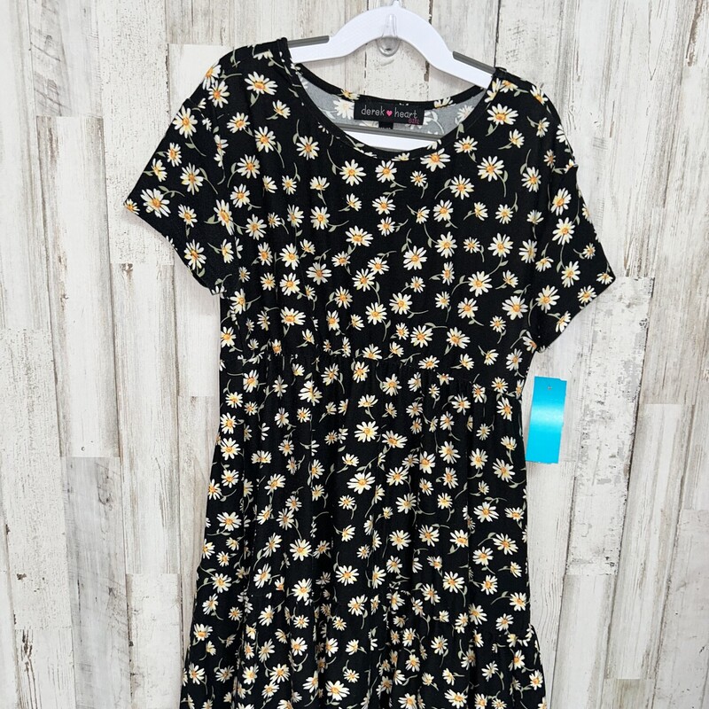 10/12 Black Flower Dress