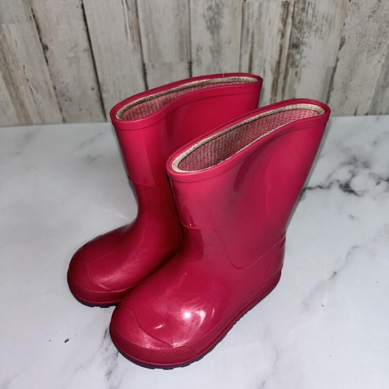 5/6 Pink Rain Boots, Pink, Size: Shoes 5