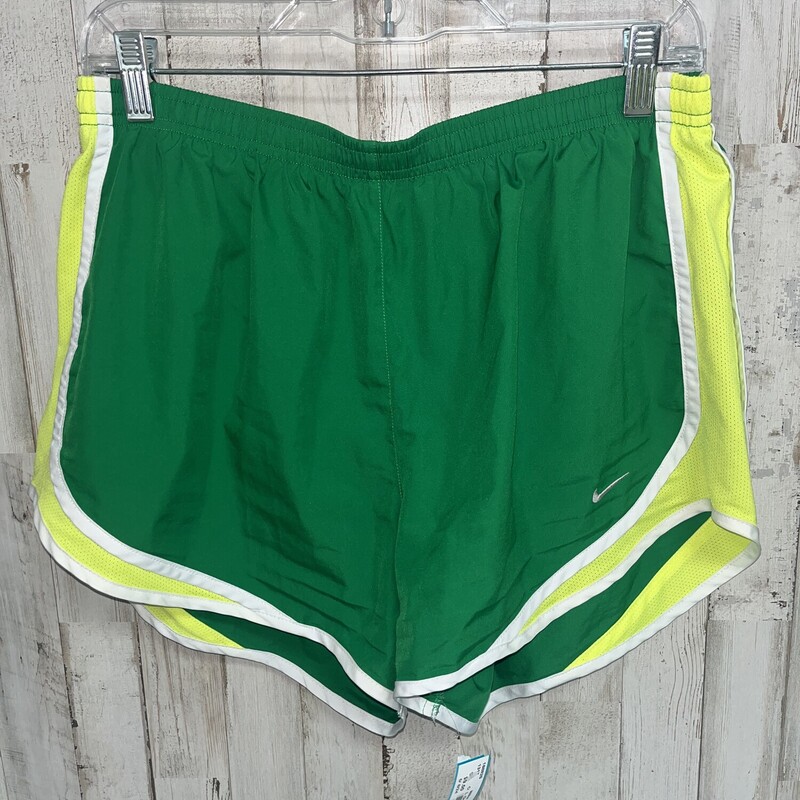 L Green/Yellow Shorts