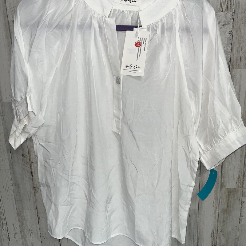 NEW XL Sheer White Top
