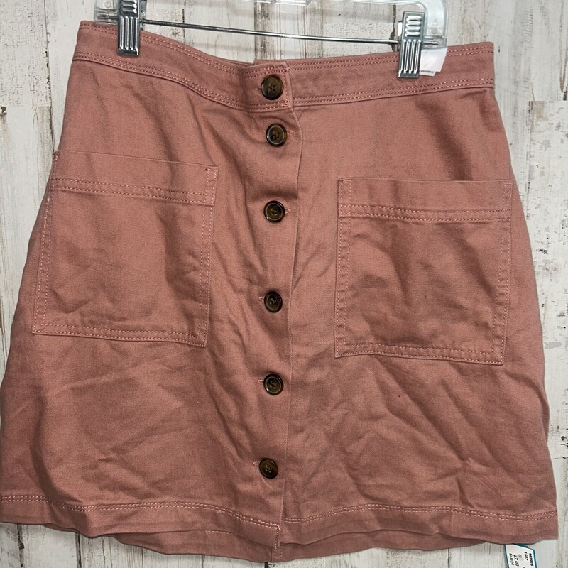 Sz2 Mauve Button Skirt