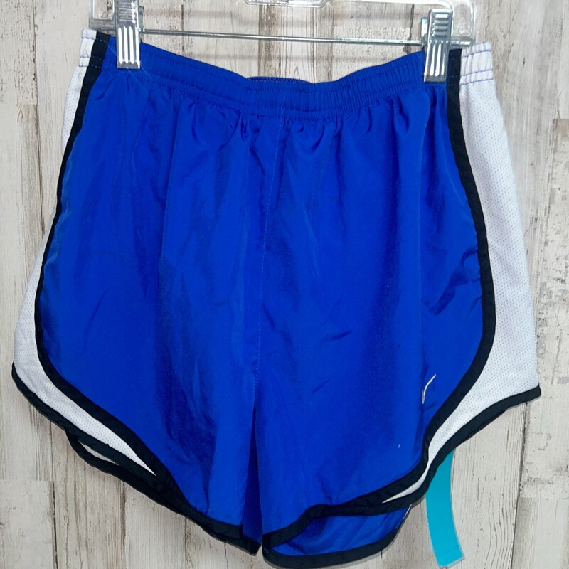 S Blue Logo Shorts, Blue, Size: Ladies S