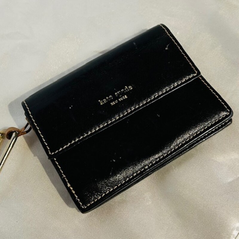 Kate Spade Snap Wallet
Black Brown Gold Size: 4 x 3H
As Is - slightly worn